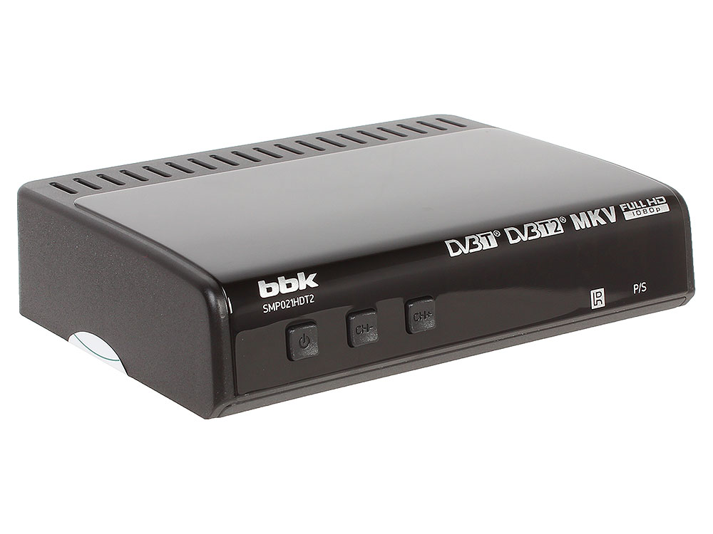 

Цифровой телевизионный DVB-T2 ресивер BBK SMP021HDT2 черный