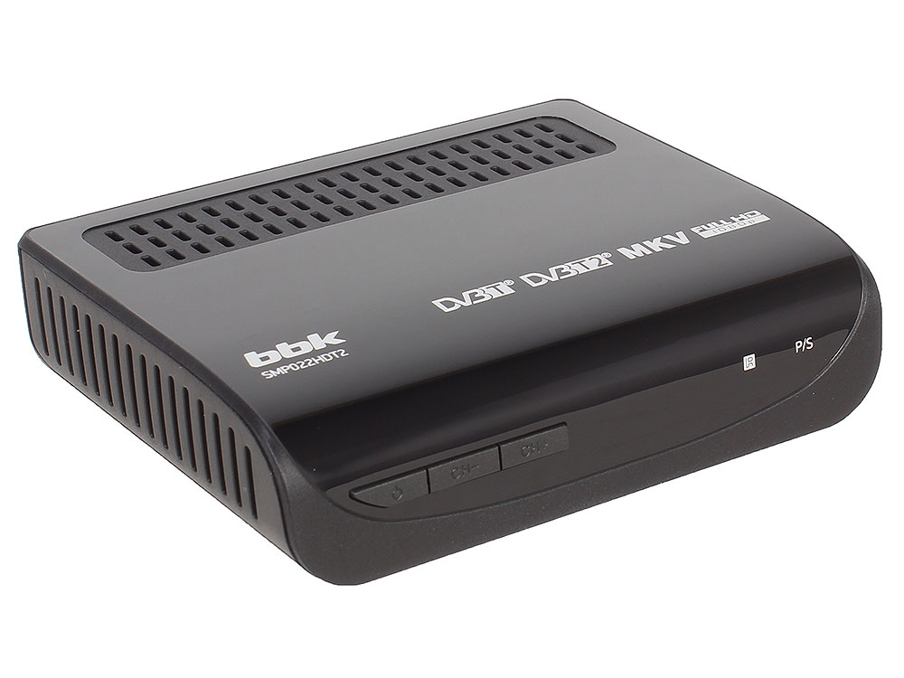 

Цифровой телевизионный DVB-T2 ресивер BBK SMP022HDT2 черный
