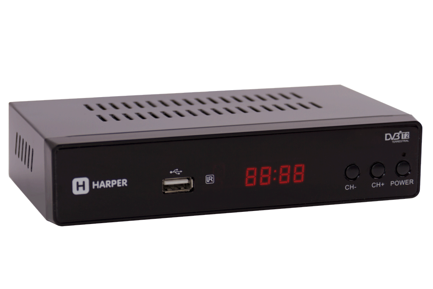 Цифровой телевизионный DVB-T2 ресивер HARPER HDT2-5050 с функцией FHD медиаплеера Цифровой телевизионный DVB-T2 ресивер HARPER HDT2-5050 с функцией FHD медиаплеера