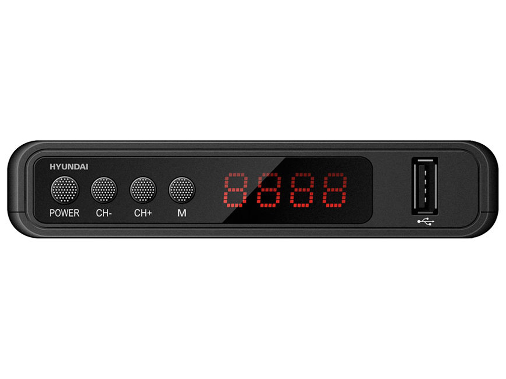 

Ресивер DVB-T2 Hyundai H-DVB520 черный