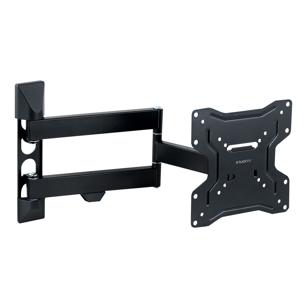 

Кронштейн Tuarex ALTA-7 black, настенный для TV 15"-42", max 40 кг, 5 ст св., нак. +5°-15°, пов. 180°, от ст. 60-500 мм, max VESA 200x200 мм.