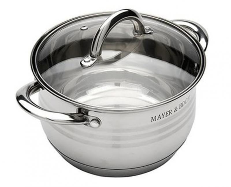 

Кастрюля Mayer&Boch 24029-МВ 16 см 2 л нержавеющая сталь