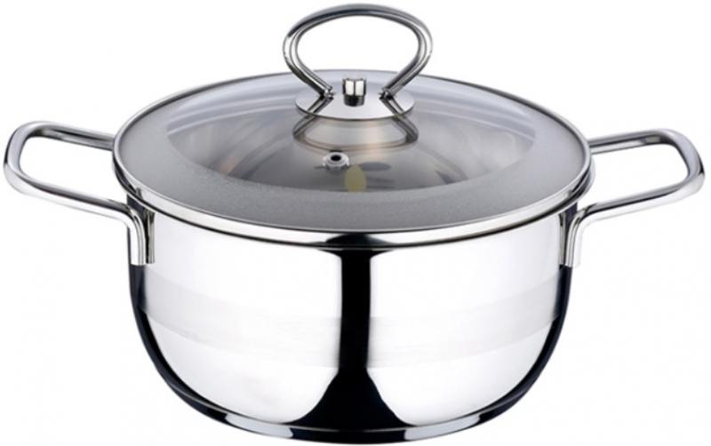 

Кастрюля Wellberg WB-8043 20 см 3.1 л нержавеющая сталь