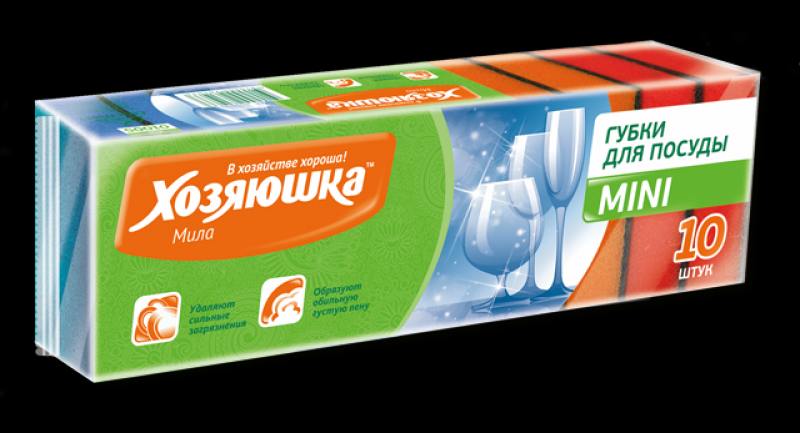 

Губка для посуды Хозяюшка Мила MINI 01005