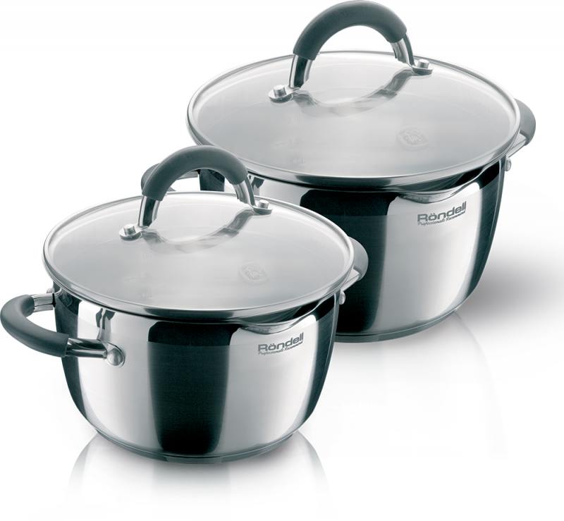 

Набор посуды Rondell Flamme RDS-339 4 предмета 20/24см