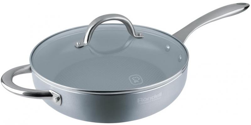 

Сковорода Rondell Eis RDA-294 26 см стеклянная крышка алюминий серый