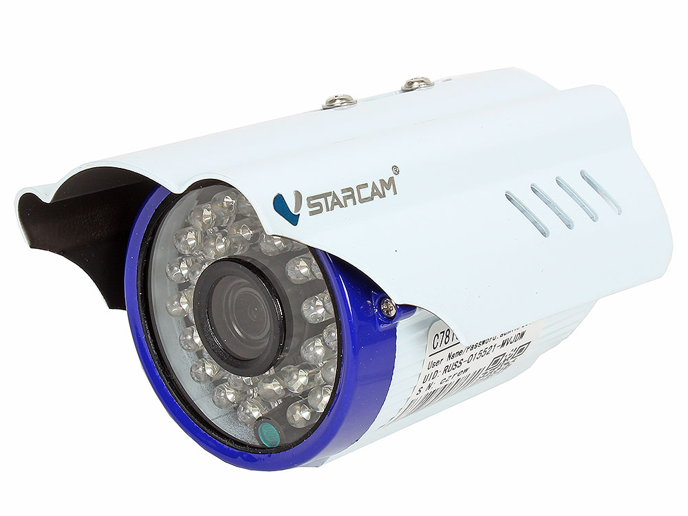 Камера VStarcam C7815RUSS Уличная беспроводная IP-камера 1280x720, P2P, 3.6mm, 0.8Lx., MicroSD