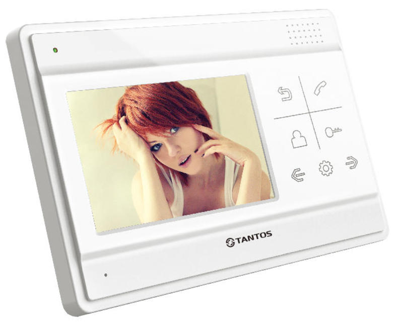 Видеодомофон TANTOS LILU цветной, TFT LCD 4,3" 480x234, PAL/NTSC, Hands-Free