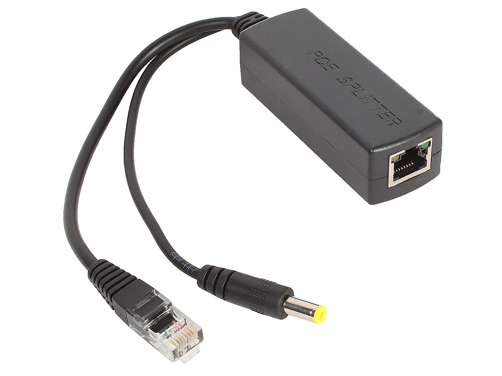 Сплиттер ORIENT POE-655R 48V (приемник) вход: RJ45 PoE, выход: DC 12V, 1.5A + RJ45 LAN 10/100, совместим c PoE коммутаторами и регистраторами Сплиттер ORIENT POE-655R 48V (приемник) вход: RJ45 PoE, выход: DC 12V, 1.5A + RJ45 LAN 10/100, совместим c PoE коммутаторами и регистраторами