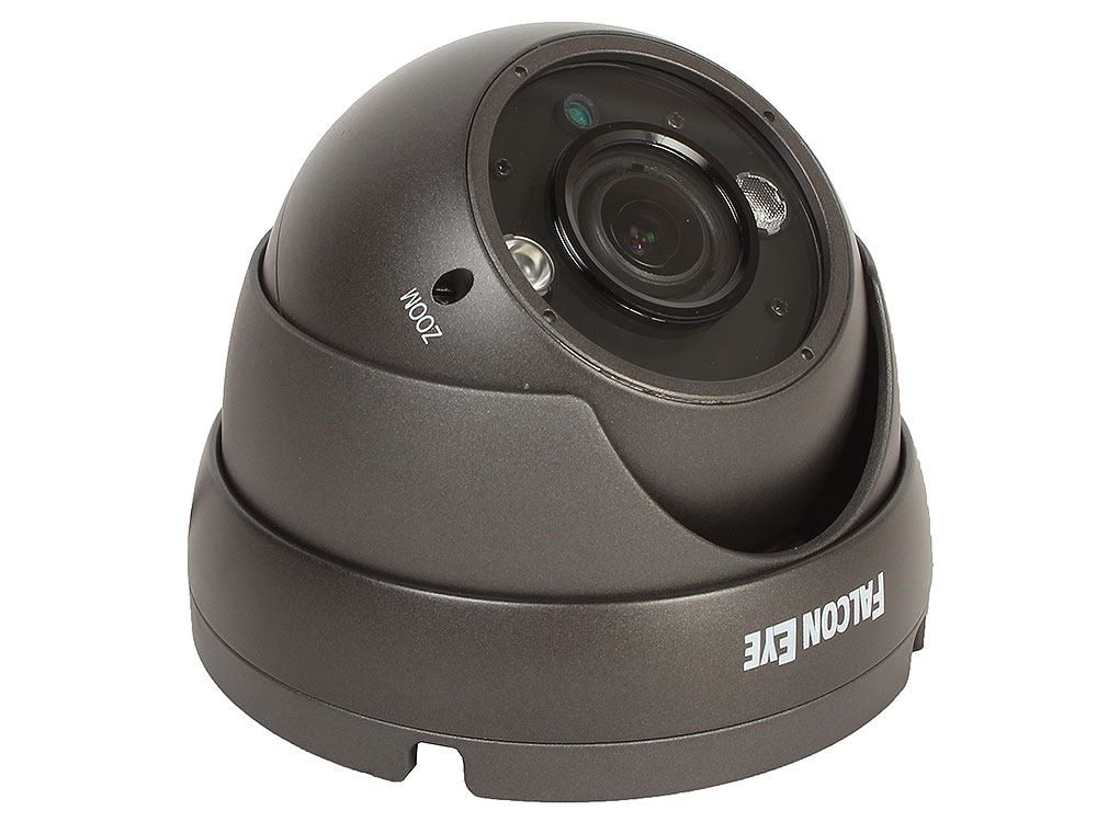 

Камера Falcon Eye FE-IDV720AHD/35M (серая) Уличная купольная цветная AHD видеокамера 960P