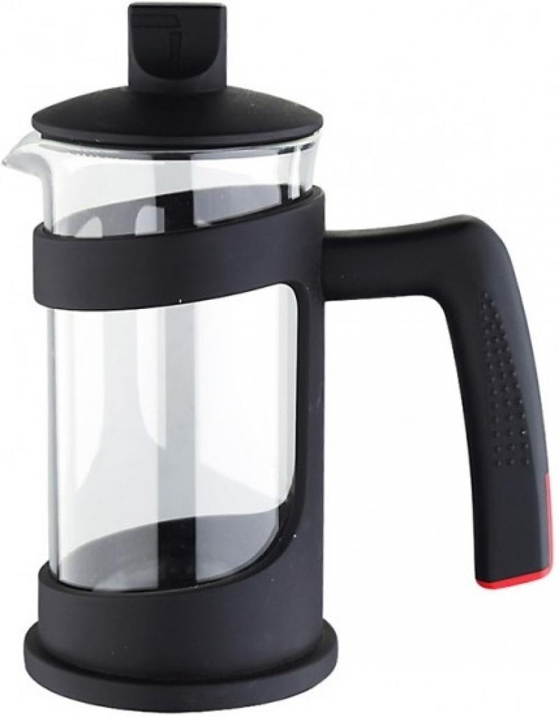 

Френч-пресс Bergner BG-7325-BK чёрный 0.8 л пластик/стекло