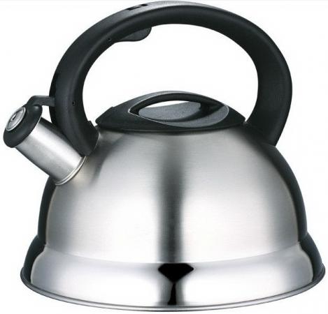 

Чайник Wellberg WB-3786 (НЕ электрический) серебристый 2.5 л нержавеющая сталь
