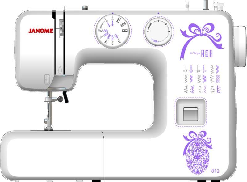 

Швейная машина Janome 812 белый