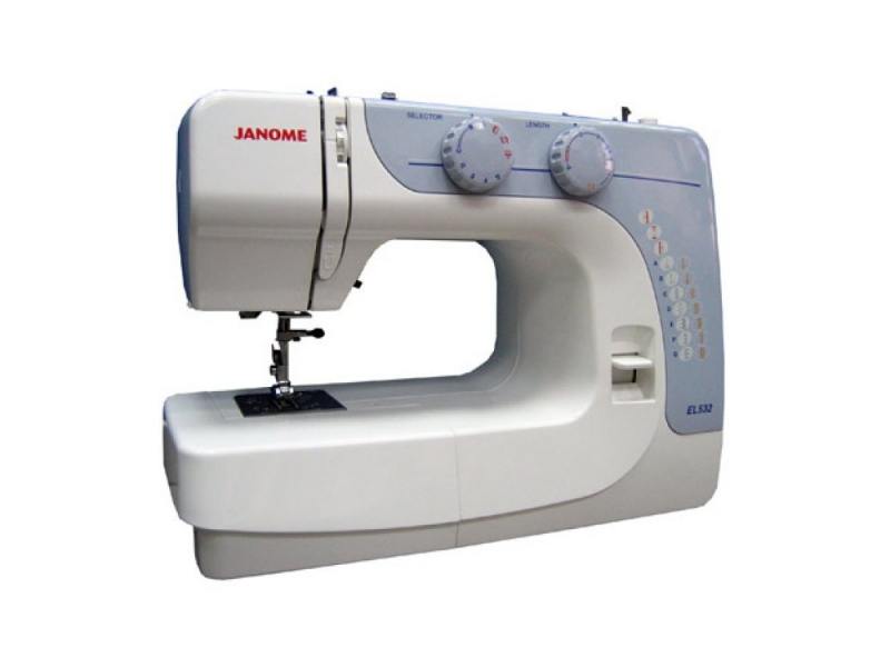 

Швейная машина Janome EL532 бело-голубой