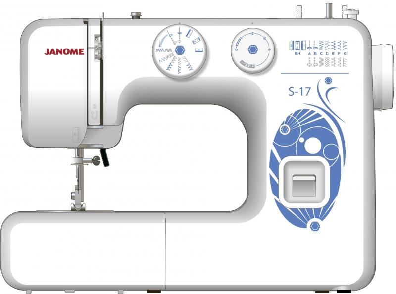 

Швейная машина Janome S-17 белый