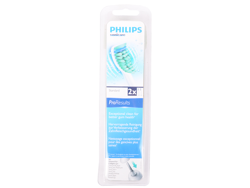 

Насадка для зубной щетки Philips HX 6012/07 центра FlexCare и звуковой щетки HealthyWhite 2шт