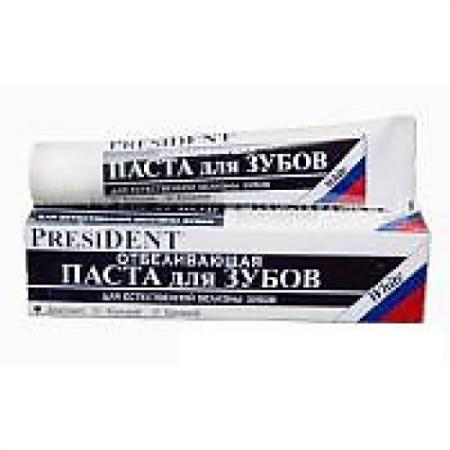 

ПРЕЗИДЕНТ зубная паста УАЙТ плюс 30мл