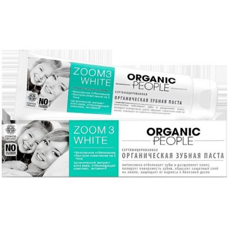 

ORGANIC PEOPLE Зубная паста Zoom 3 White 100 мл