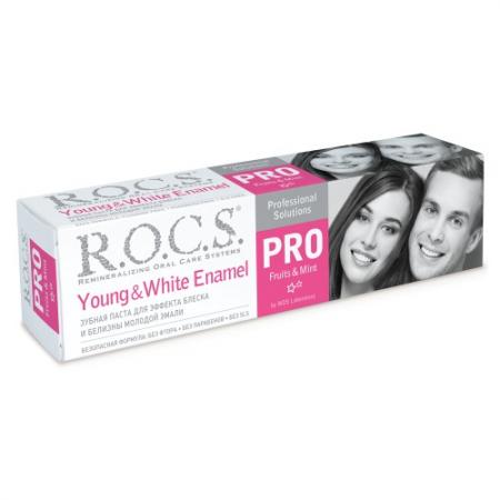 

РОКС Зубная паста PRO Young & White Enamel 135г