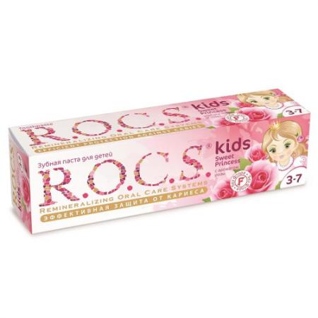 

РОКС Зубная паста Kids Sweet Princess с ароматом Розы 45г