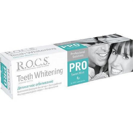 

РОКС PRO.Зубная паста Деликатное Отбеливание Sweet Mint 135 гр