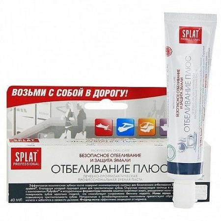 

SPLAT Зубная паста Professional компакт Отбеливание Плюс 40мл
