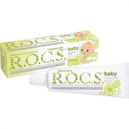 

РОКС Зубная паста Baby. Нежный уход. Душистая Ромашка 45 гр