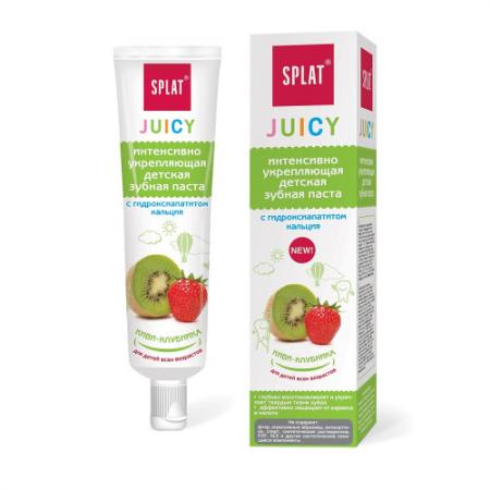 

SPLAT Зубная паста детская укрепляющая с гидроксиапатитом Juicy Киви-клубника 35мл