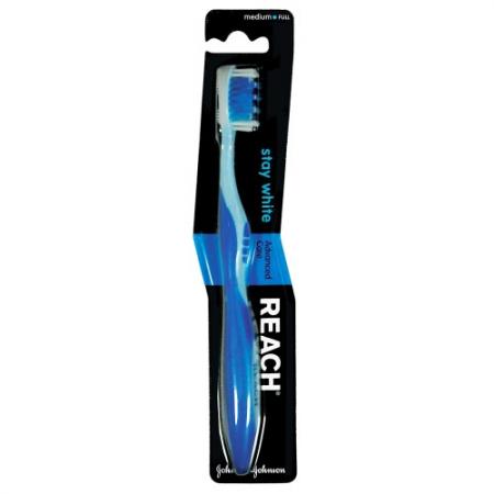 

REACH Stay White зубная щетка средняя