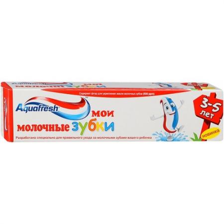 

AQUAFRESH Зубная паста детская Мои молочные зубки 3-5лет 50мл
