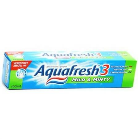 

AQUAFRESH зубная паста 3 Мягко-Мятная 125 мл