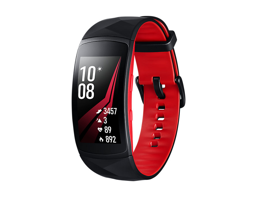 

Смарт-часы Samsung Galaxy Gear Fit 2 Pro 1.5" Super AMOLED черный красный SM-R365NZRNSER