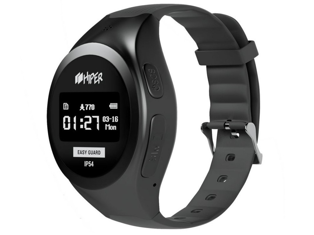 

Смарт-часы Hiper Easyguard черный EG-01BLK