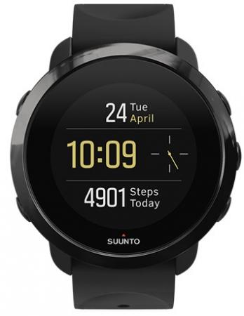 

Смарт-часы SUUNTO WATCH ALL BLACK черный силиконовый ремешок черный кант