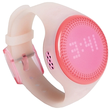 Детские часы-телефон с трекером LEXAND Kids Radar LED (цвет розовый), LED цифербрлат