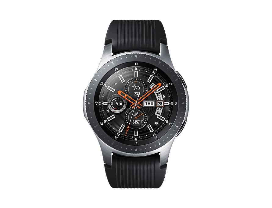 

Смарт-часы Samsung Galaxy Watch SM-R800, Серебристая сталь (SM-R800NZSASER)