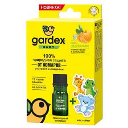 

Gardex Baby 100% Природная защита от комаров экстракт и наклейки