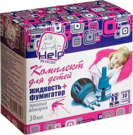 

HELP Комплект для ДЕТЕЙ: фумигатор жидкость 30 ночей /24