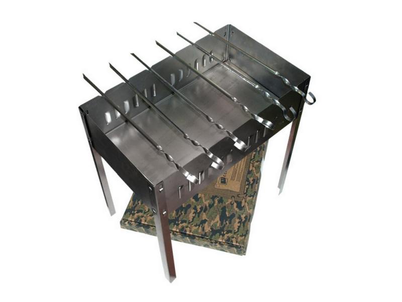 

Мангал Boyscout 61237 сборный 50х30х50см + 6 шампуров