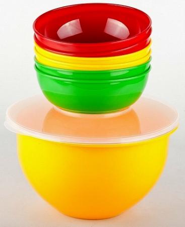 

SOLARIS набор посуды: 6 мисок 0,6л в контейнере