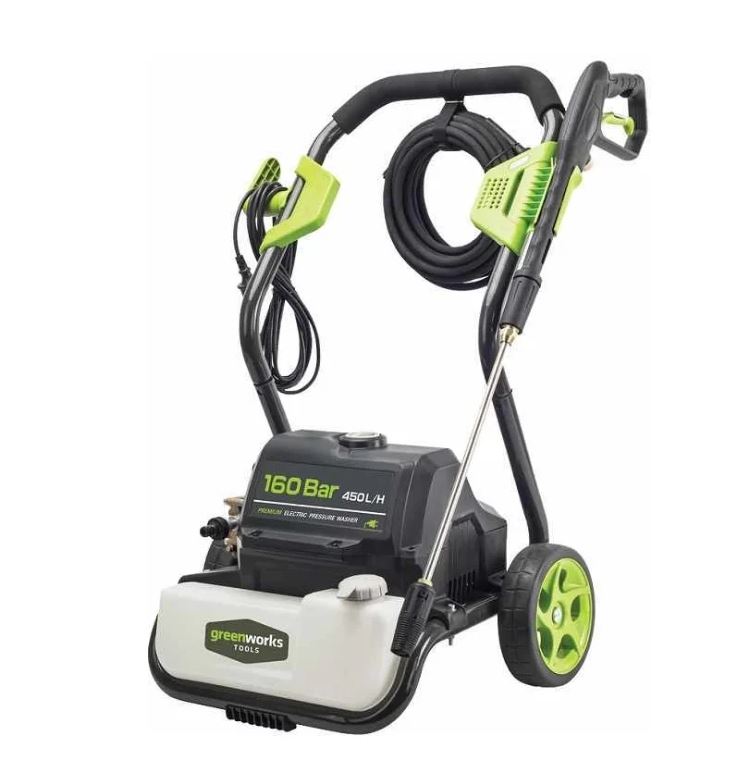 

Мойка высокого давления Greenworks G8 2800 Вт, 160 Бар, 450 л/ч