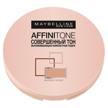 

MAYBELLINE Компактная пудра выравнивающая Affinitone 42 темно-бежевый