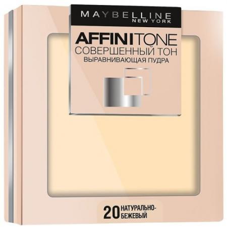 

MAYBELLINE Компактная пудра выравнивающая Affinitone 20 натурально-бежевый