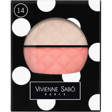 

VS Румяна-хайлайтер двойные Blush-highliter Duo/ Fard a Joues Duo Teinte Delicate тон/shade 14