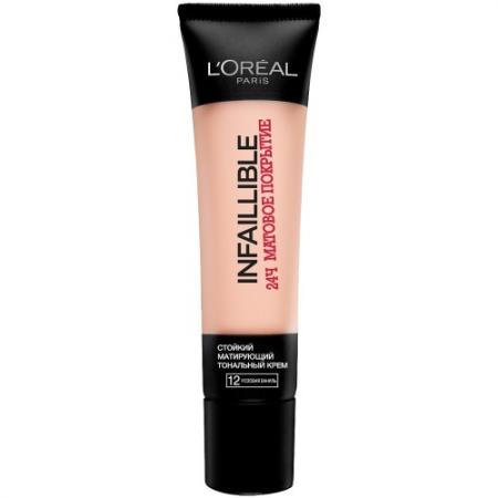 

LOREAL INFAILLIBLE Тональный крем тон 12 розовая вани