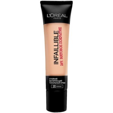 

LOREAL INFAILLIBLE Тональный крем тон 20 бежевый