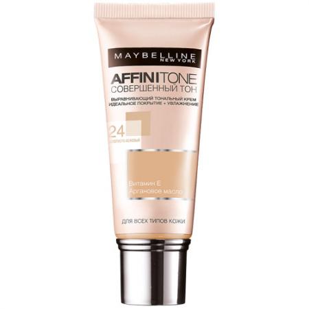 

MAYBELLINE Тональный выравнивающий крем Affinitone HD тон 24 Золотистый бежевый