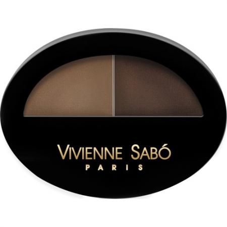 

VS Тени для бровей двойные/ Eyebrow shadow Duo/ Poudre pour les sourcils Duo ""Brow Arcade"" тон/sha