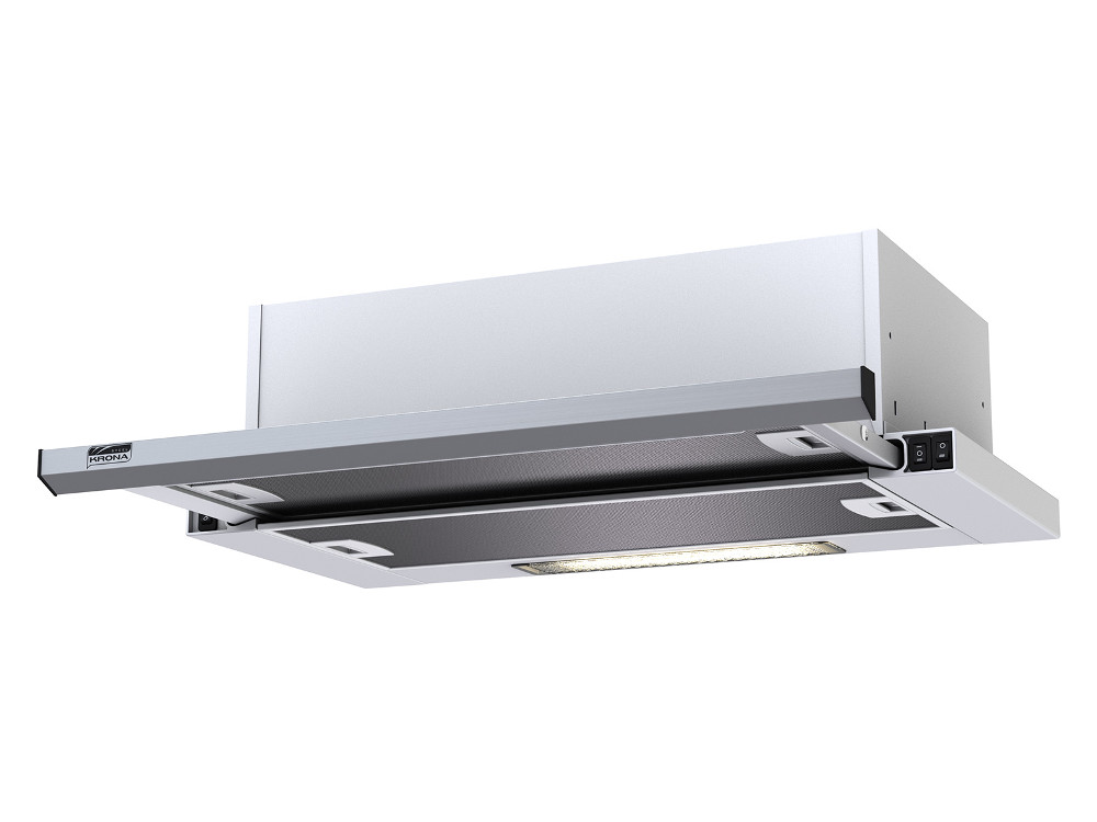 

Вытяжка встраиваемая KRONA KAMILLA slim 600 INOX (2 мотора)
