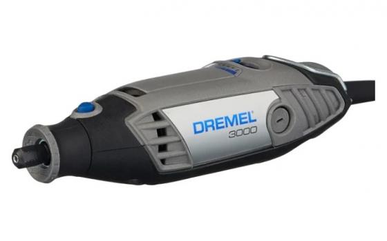 

Дрель (мини) DREMEL 3000-15 (JL) 130Вт 0.8-3.2мм 10000-33000об/мин в мягком кейсе + насадки 15шт.